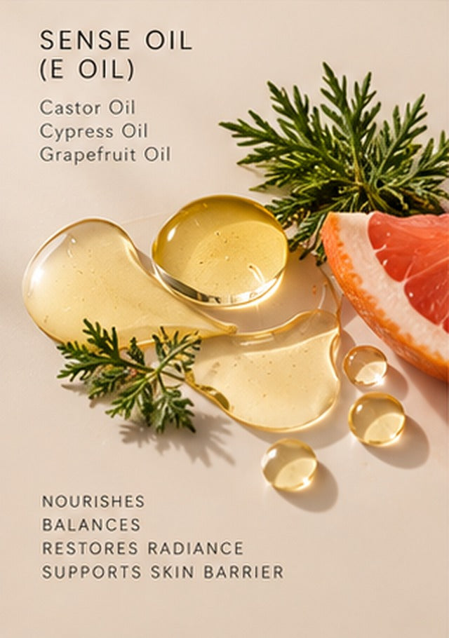Sense Oil (E Oil) – Castor, Cypress & Grapefruit