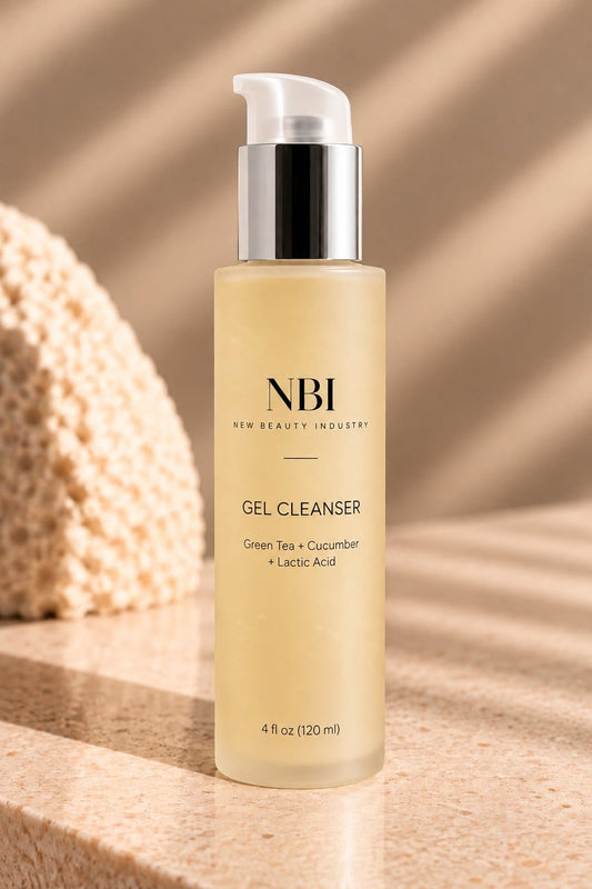Gel Cleanser – Green Tea, Lactic Acid & Cucumber - New Beauty Industry
