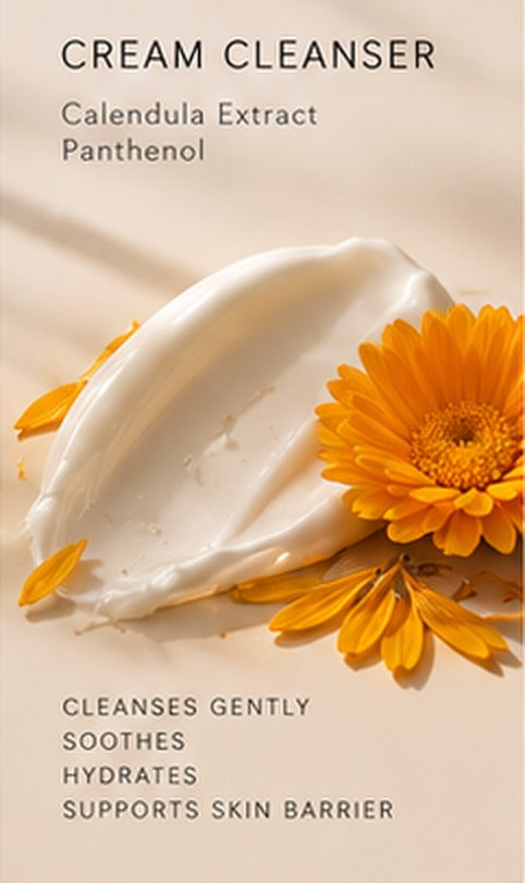 Cream Cleanser – Calendula & Panthenol